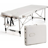 NNECW 2 Fold Portable Massage Bed with Carrying Bag for Home