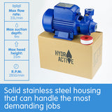 NNEDPE HydroActive 370W Clean Water Pump - Blue