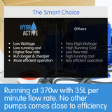 NNEDPE HydroActive 370W Clean Water Pump - Blue