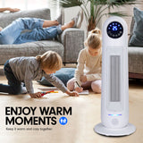 NNEDPE Pronti Electric Tower Heater 2200W Remote Control - White