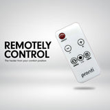 NNEDPE Pronti Electric Tower Heater 2200W Remote Control - White