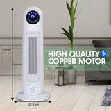 NNEDPE Pronti Electric Tower Heater 2200W Remote Control - White