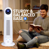 NNEDPE Pronti Electric Tower Heater 2200W Remote Control - White