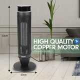 NNEDPE Pronti Electric Tower Heater 2000W Remote Portable - Black