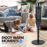 NNEDPE Pronti Electric Tower Heater 2000W Ceramic Portable Remote - Black