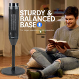 NNEDPE Pronti Electric Tower Heater 2000W Ceramic Portable Remote - Black