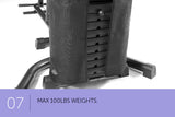 NNEDPE Powertrain Multi Station Home Gym with 45kg Weights Preacher Curl Pad