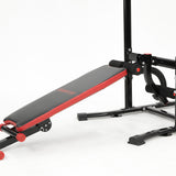 NNEDPE Powertrain Multi Station Pull-up Chin-Up Tower with Exercise Bench