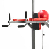 NNEDPE Powertrain Multi Station Home Gym Pull Chin Up Tower with Speedball