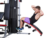 NNEDPE Powertrain Home Gym Multi Station Exercise 175lb Weights Dumbbells