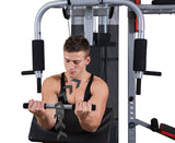NNEDPE Powertrain Home Gym Multi Station Exercise 175lb Weights Dumbbells