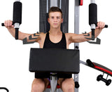 NNEDPE Powertrain Home Gym Multi Station Exercise 175lb Weights Dumbbells