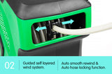 NNEDPE Retractable Garden Water Hose Reel 20M