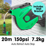 NNEDPE Retractable Garden Water Hose Reel 20M