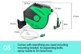 NNEDPE Retractable Garden Water Hose Reel 30M