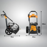 NNEDPE Kolner 7000 8HP 4800psi Petrol Engine High Pressure Washer Cleaner