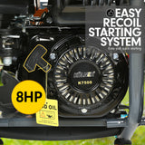 NNEDPE Kolner 7500 8HP 4800psi Petrol Engine Pressure Washer 30m Hose Cleaner