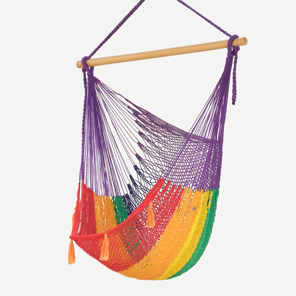 NNEDSZ Hammock Swing Chair Rainbow