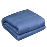 NNECW 9 kg Luxury Cooling Weighted Blanket for Quality Sleep-Blue