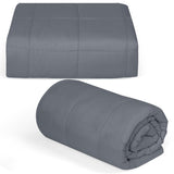 NNECW 9 Kg Anti-Stress Therapy Weighted Blanket With Removable Flannel Duvet Cover
