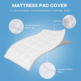 NNECW Dust Proof Breathable Mattress Pad for Bedroom