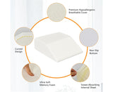 NNECW Memory Foam Wedge Pillow with Detachable Cover
