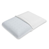 NNECW Memory Foam Pillow with Zippered Washable Pillowcase for Back Side Stomach Sleepers