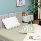 NNECW Memory Foam Pillow with Zippered Washable Pillowcase for Back Side Stomach Sleepers