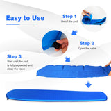 NNECW Inflatable Sleeping Pad with Inflatable Sponge for Hiking