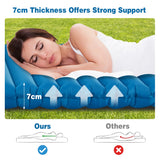 NNECW Inflatable Waterproof Sleeping Pad with Lightweight and Portable Design for Camping