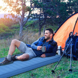 NNECW Self Inflating Camping Sleeping Mat with 2-in-1 Pump Sack for Hiking-Blue