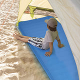 NNECW Self Inflating Camping Sleeping Mat with 2-in-1 Pump Sack for Hiking-Blue