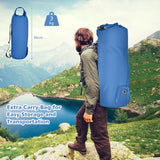 NNECW Self Inflating Camping Sleeping Mat with 2-in-1 Pump Sack for Hiking-Blue