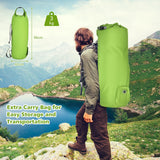 NNECW Self Inflating Camping Sleeping Mat with 2-in-1 Pump Sack for Hiking-Green