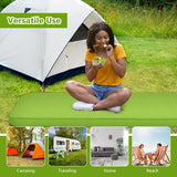 NNECW Self Inflating Camping Sleeping Mat with 2-in-1 Pump Sack for Hiking-Green