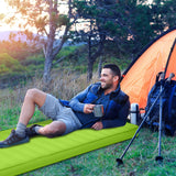 NNECW Self Inflating Camping Sleeping Mat with 2-in-1 Pump Sack for Hiking-Green