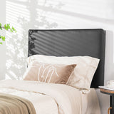 NNECW Twin Size Wall-mounted Headboard for Bedroom &amp Guest Room-Black-PU &amp sponge &amp MDF