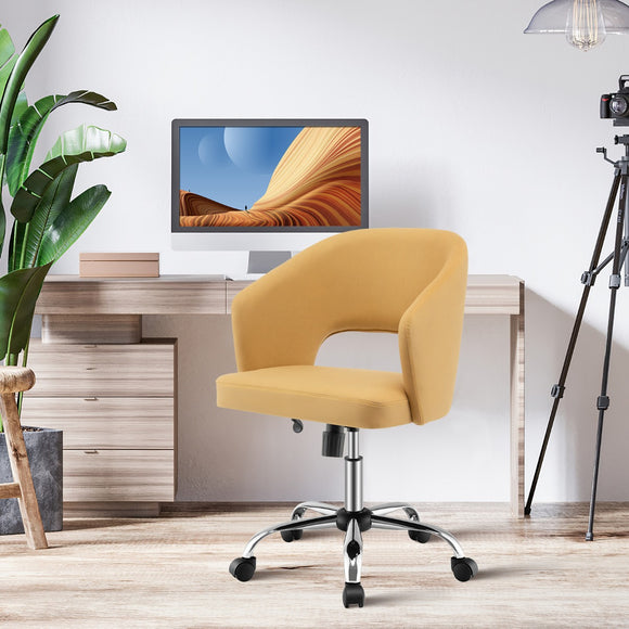 NNECW Modern Swivel Mid Back Home Office leisure Chair with Adjustable Height