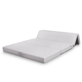 NNECW 4-Fold Folding Sleeping Mat Sofa Bed with Smooth Zipper for Single/King /Double/Queen-Double