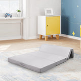 NNECW 4-Fold Folding Sleeping Mat Sofa Bed with Smooth Zipper for Single/King /Double/Queen-King Single