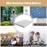 NNECW 4-Fold Folding Sleeping Mat Sofa Bed with Smooth Zipper for Single/King /Double/Queen-Queen