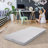 NNECW 4-Fold Folding Sleeping Mat Sofa Bed with Smooth Zipper for Single/King /Double/Queen-Single
