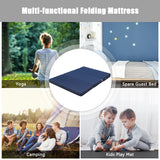 NNECW 4-Fold Queen Size Mattress with Smooth Zipper for Rest
