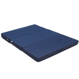 NNECW 4-Fold Queen Size Mattress with Smooth Zipper for Rest