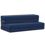 NNECW 4-Fold Queen Size Mattress with Smooth Zipper for Rest