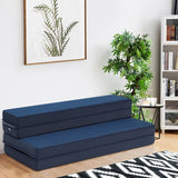 NNECW 4-Fold Queen Size Mattress with Smooth Zipper for Rest