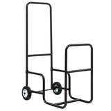 NNECW Firewood Cart with Durable Rubber Wheels for All-Terrain