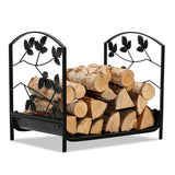 NNECW Heavy-Duty Firewood Rack with 50 kg Load Capacity for Stove Fire Pit