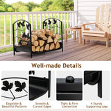 NNECW Heavy-Duty Firewood Rack with 50 kg Load Capacity for Stove Fire Pit