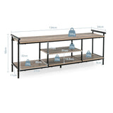 NNECW 3-Tier TV Stand with Storage Shelves for TVs up to 60-